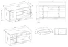 TV-Schrank Simplo 1D2S Anthrazit Eiche Artisan TV-Tisch Produktbild-Vorschau 7