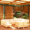 "2024 Moderne" 11-tlg. Garten-Lounge-Set mit Creme Kissen Produktbild-Vorschau 1