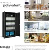 Armoire métallique 5 niveaux - noir, 90 cm Voir les images du produit 7