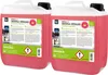 Two large red containers of cleaning solution are shown side-by-side against a white background. Produktbild-Vorschau