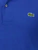Lacoste Polo blau einfarbig Baumwoll-Piqué Produktbild-Vorschau 8