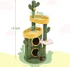 Yaheetech Kaktus Kratzbaum S, 123 cm hoch, Katzenbaum mit 2 Produktbild-Vorschau 2