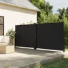 vidaXL Store latéral extensible noir 180x1200 cm Voir les images du produit 2