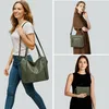 Handtasche 3-Tlg Shopper Schultertasche Geldbörse Damen Produktbild-Vorschau 2