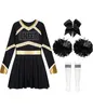 Kinder Cheerleader Kostüm für Mädchen Gr. 122–128 – Produktbild-Vorschau 3