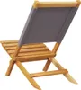 Gartenstühle 6 Stk. Klappbar Anthrazit Stoff und Massivholz Produktbild-Vorschau 7