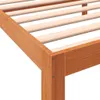 Massivholzbett ohne Matratze Wachsbraun 75x190 cm Produktbild-Vorschau 7