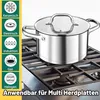 TEAMFAR Kochtopf 24cm 5,7L Edelstahl Nudeltopf Induktion Produktbild-Vorschau 6