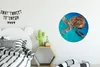 MuchoWow® Rundes Wandbild - Runde Bilder Grüne Schildkröte Produktbild-Vorschau 3