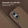 Accezz MagSafe Leather Backcover voor de Apple iPhone 17 - Podgląd zdjęcia produktu 2
