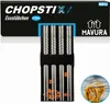 MAVURA CHOPSTIX Set de baguettes asiatiques en acier Voir les images du produit 1