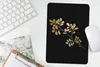 MuchoWow® Mauspad Mousepad Blätter - Zweig - Gold 18x27 cm Produktbild-Vorschau 5