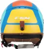Kask Jet CGM 191G PIX SPRINT Celeste Blue Orange Matt Długi Podgląd zdjęcia produktu 4