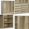 A collage of images showing different parts of a modular wardrobe set. Produktbild-Vorschau