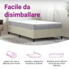 vidaXL Materasso a molle insacchettate con nucleo medio Anteprima dell’immagine prodotto 11