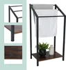 Relaxdays Handdoekrek met opbergruimte, hoogte x breedte x Productafbeelding-voorbeeld 5