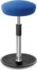Sitz- Stehhocker Free Tall Hutsitz Gestrick blau chrom Produktbild-Vorschau 1