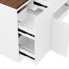 Kücheninsel aus MDF 145x55/85x90cm ausziehbare Produktbild-Vorschau 7