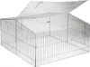Kerbl Enclos Easy avec protection solaire Métal argenté Voir les images du produit 2