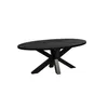 Zita Home Table de salle à manger, ovale, 260 cm, bois de Voir les images du produit 2
