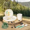 reer 22010 reer Kindergeschirr-Set Growing WildLife weiß Náhled obrázku produktu 10