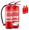 FireLoq 2x 6L Schaum Feuerlöscher für Brandklasse AB mit Produktbild-Vorschau 1