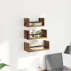 "Schlussverkauf" Wandregal-Set mit Regal 3 Stück - Produktbild-Vorschau 4