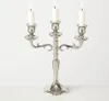 Boltze Kerzenständer Varas silber 3-flammig, Hähe 26 cm, Produktbild-Vorschau 4
