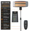 Riscaldatore a infrarossi Brandson da 1800 W con Anteprima dell’immagine prodotto 2