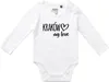 Huuraa Baby Body Kraków my love 74 White  Baumwolle Produktbild-Vorschau 1