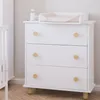 ZEE LUMI Cassettiera Fasciatoio Bianca 83×93×48 cm, 3 Anteprima dell’immagine prodotto 1