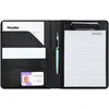Kurtzy A5 Schwarzes Kunst Leder Organizer Notizbuch A5 Produktbild-Vorschau 2