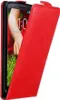 Cadorabo Hülle für LG G2 Schutz Hülle in Rot Flip Etui Produktbild-Vorschau 1