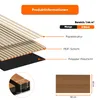 IZODEKOR Akustikpaneele 120x60 cm Walnuss 2er Set (1,44m²) Produktbild-Vorschau 4