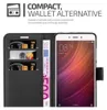 A black wallet-style phone case is open, showing card slots and a phone screen. Náhľad obrázku produktu