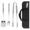 Vilde | Set posate da barbecue in acciaio inox 3 pezzi - Anteprima dell’immagine prodotto 1