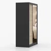 A side view of a wardrobe with sliding doors, one of which is mirrored. Náhľad obrázku produktu