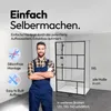 Duschwand MARWELL in modernem Design 120 x 195 cm - Produktbild-Vorschau 2
