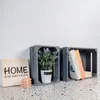 Creative Deco Drevená Truhlica Sivá | 40 x 30 x 15 cm | Náhľad obrázku produktu 6