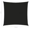 vidaXL Voile d'ombrage 160 g/m² noir 2,5x3 m HDPE Voir les images du produit 14