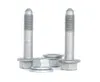 Two bolts and two nuts on a white background. Anteprima dell’immagine prodotto