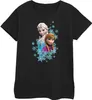 Disney - "Frozen" T-Shirt für Damen BI48120 (L) (Schwarz) Produktbild-Vorschau 1