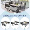 Merax Gartenmöbel Set für 6–8 Personen mit PE Rattan, Produktbild-Vorschau 6
