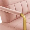 Yaheetech Samtiger Sessel Polstersessel, mit Metallbeinen & Produktbild-Vorschau 10