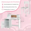 COSTWAY Kinderbureau-set, bureau voor kinderen met stoel Productafbeelding-voorbeeld 3