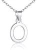 Halsketting van zilver (925) met een initialenhanger in de Productafbeelding-voorbeeld 1