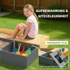 AIYAPLAY Sandkasten 2-teilig 150x90 cm Sandkiste aus Holz Produktbild-Vorschau 6