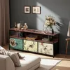 A living room scene with a TV stand and sofa. Podgląd zdjęcia produktu