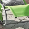 Nahaufnahme des Sitzteils und Rahmens des SoBuy Schaukelstuhls OGS28-GRx2 Náhled obrázku produktu