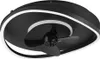 Ventilateur de plafond avec lampe LED et télécommande, noir Voir les images du produit 1